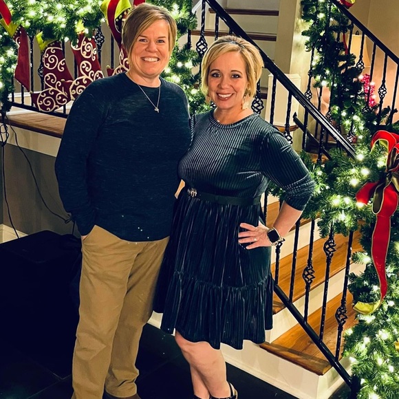 SHEIN Dresses & Skirts - Green Velvet Dress